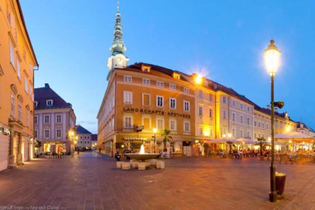 Moderne Innenstadtwohnung Klagenfurt Klagenfurt am Wörthersee Exterior foto
